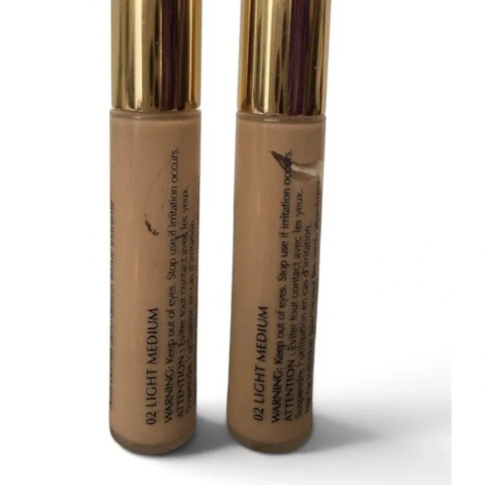 2 x Estee Lauder 02 LIGHT MED Double Wear Stay In Place Flawless Concealers NWOB